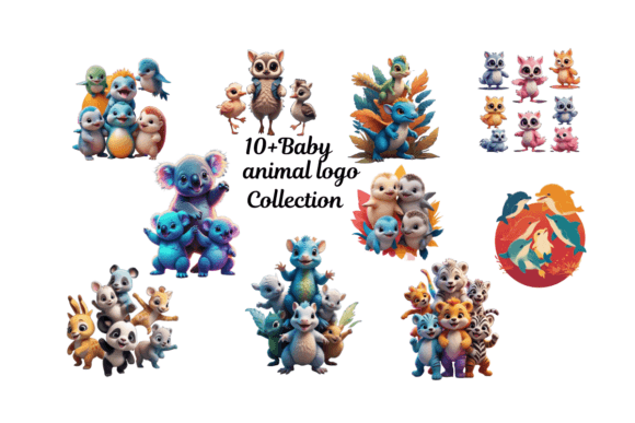 Baby Animal Logo Collection: A Practical Resource for Adorable Branding