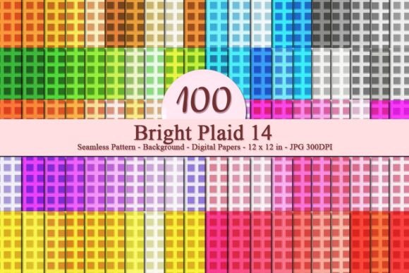 Bright Plaid 14 Seamless Pattern: A Comprehensive Guide for Designers and Entrepreneurs