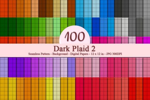 Dark Plaid 2 Seamless Pattern: A High-Resolution Resource for Creative Projects