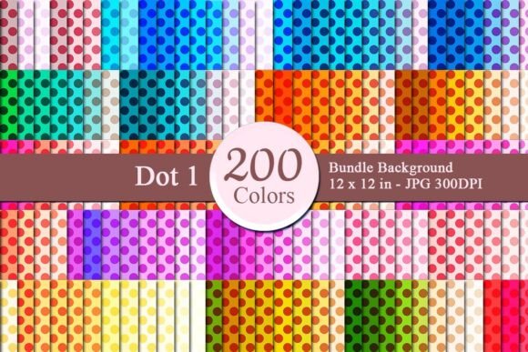 Dot 1 Digital Papers Bundle: A Versatile Resource for Creative Businesses and Designers