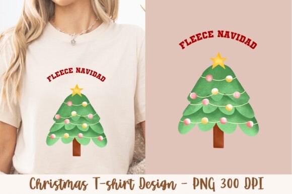 Fleece Navidad Christmas Tree 6: A Versatile and Vibrant Design for Holiday Merchandise