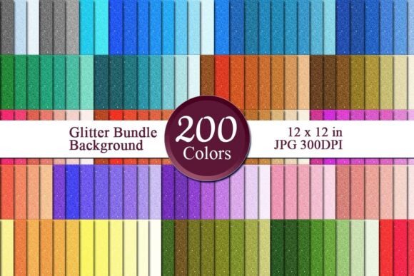 Glitter Bundle Digital Papers 7: A Comprehensive Guide to High-Resolution Luxury Printables for Creative Businesses