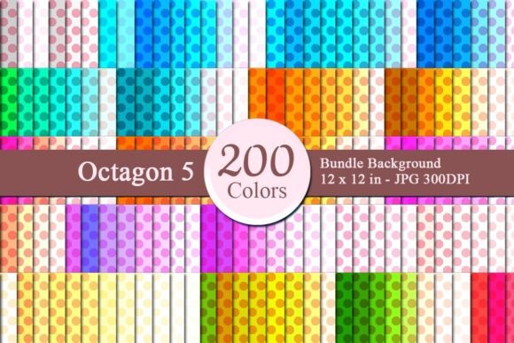 Octagon 5 Digital Papers Bundle: A Comprehensive Resource for Designers and Entrepreneurs