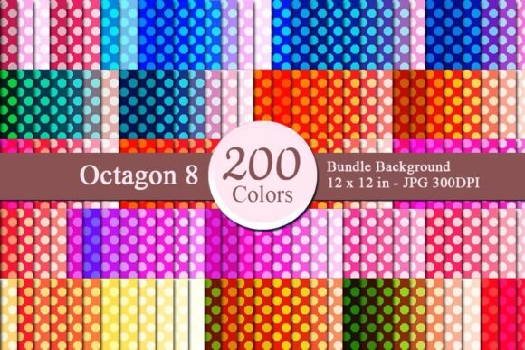 Octagon 8 Digital Papers Bundle: A Versatile Resource for Modern Creators and Businesses