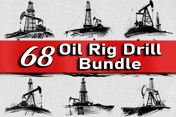 Unlock Creative Potential with the Oil Derrick Vector Bundle SVG PNG EPS